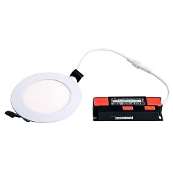 ceiling recessed luminaire TALAN XXS Ø 118MM Plug&Play rigid, CCT Switch, multipower IP44, white 