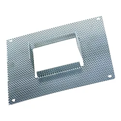 Einputzrahmen für RU-57200-57216, 12 x 12 x 2.6cm, Stahl-Lochblech