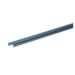 Profil Abdeckung blacklight 17/8 +17/15, 2 Meter, schwarz