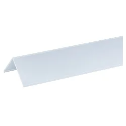 Profil Abdeckung, opal, 30/30E1, eckig, 2 Meter, weiß
