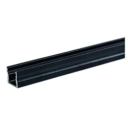 Alu profile 17/15, 2m, black