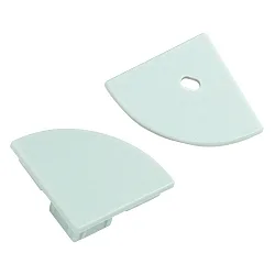 Endkappe Einspeisung für RU-65655 + RU-65312, Aluminium