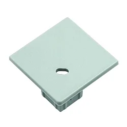 Endkappe Einspeisung für RU-65655 + RU-65322, Aluminium
