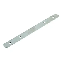 Profilverbinder 180°, 10 mm Stiftbreite für lineare Verbindungen, Edelstahl