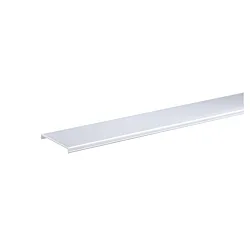 Profil Abdeckung, opal, 35/35, 2 Meter, weiß