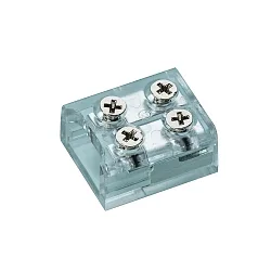 Zubehör für LED Strip VARDAflex (einfarbig, Breite 0.8cm) - Einspeisungs-Verbinder SCREW, IP20, Schraubkontakte, transparent