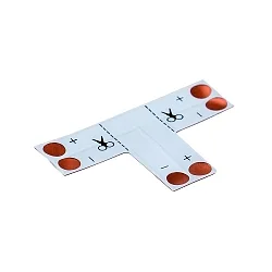 T/corner-Platine unicolour, 8mm, IP20, for VARDAflex LED-Strips