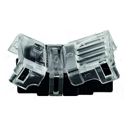 Zubehör für LED Strip VARDAflex (einfarbig, Breite 1cm) - Einspeisungs-Verbinder PUSH SPACE, IP20, transparent matt