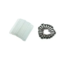 Zubehör für LED Strip VARDAflex 4inONE-72 RGBWW (RU-79513) - Montage-Set, IP65, 10 Halter + 20 Schrauben