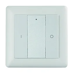 Radio wall button 1 channel, 1 ZONE, unicolour, dynamic, IP20