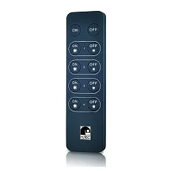 Radio hand transmitter 1-channel, unicolour, 4 ZONEN, for RU-80450, dynamic, IP20