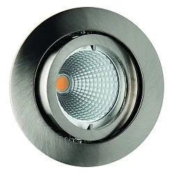 Alu die-cast Recessed spot for MR16, without snap ring, swivelling, IP20, iron brushed