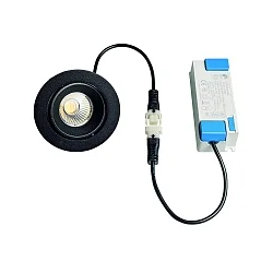 Outdoor LED Einbaustrahler-Set GAIL, IP65, Plug&Play, 6W 2700-4000K (CCT Switch) 600lm 40°, CRi>90, dimmbar, schwenkbar