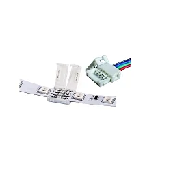 Zubehör für VARDAflex - Verbinder-Set für RGB PROFI (RU-86533 + RU-86539), IP20, mit 15cm Anschlussleitung, 4-polig