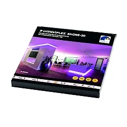 Verkaufsbox - LED Strip VARDAflex 3inONE-30, IP20, 30 LED/m, 24V DC, 7.2W RGB 238lm/m 120°, 500cm / 1cm, mit Verbinder-Set