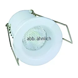 recessed luminaire IP40, white dimmable 85lm 2900-3100K CRI 80-89