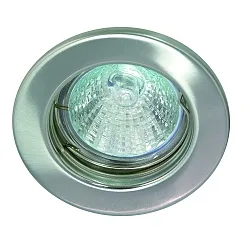 Recessed spot for MR16, fixed, IP20, iron brushed