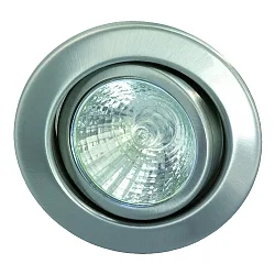 Stainless steel Recessed spot for MR16, without Snap ring, fixed, IP20, stainless steel