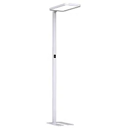 LED Stehleuchte BRONWE, Direkt/Indirekt, mit Sensoren + Touch-Dimmer, 195cm, UGR <19, 80W 4000K 8000lm 120°