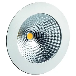 LED Einbaustrahler NINQITA COB, IP40, rund, CRI80, starr, exkl. BG, weiß, 700mA, 25W 4000K 46°