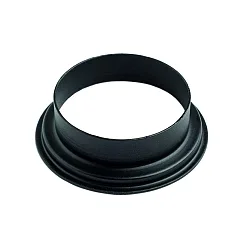 Zubehör für LED Einbaustrahler CORU-50(K) - Abblend-Zylinder für Mattglas oder Wabenfilter, Ø 4.8cm, schwarz