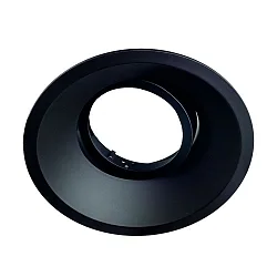 recessed luminaire CORU-80 round, swivelling IP20, black dimmable