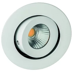 LED Einbaustrahler RINCA COB, IP20, rund, 350mA, 8W 2700K 694lm 25°, CRI >90, schwenkbar, drehbar, weiß