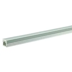 U-Profil MUP6/6 MINI, sehr klein, für LED Strips bis 0.4cm Breite, Aluminium eloxiert, 200cm
