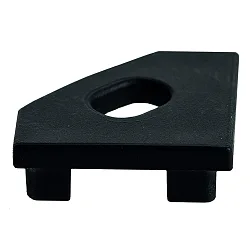 end cap EP18/18 with feed-in option, aluminium