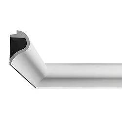 Voutenleiste 14x8 Welle PU-Schaum-Leiste, 200cm