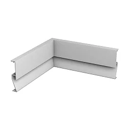 corner connector SOCKET PROFILE PFG401 corner inside, silver