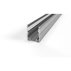 mounting profile PLATIN WALLWASHER Q 3D BENDABLE rigid, aluminium