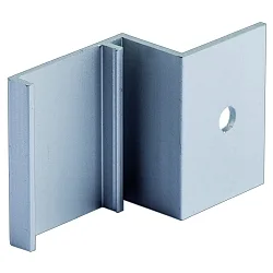 Montageklammer für Aluminium-Profie,l Z-Form, für Schrankmontage o.ä.