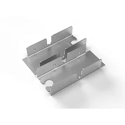 Zubehör für Edelstahl-Bodeneinbauprofil VARDAflex PLATIN INGROUND (RUP-PGF901) - Endkappen-Set, 10x3.8x2.1cm