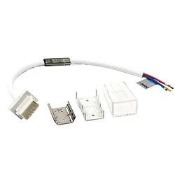 Zubehör für Outdoor LED Strips VARDAflex - Einspeiser FC01 (einseitig), IP67, RGB / RGB Double, 30cm PVC-Kabel
