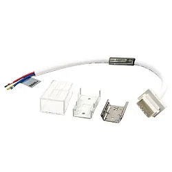 Zubehör für Outdoor LED Strips VARDAflex - Einspeiser FC02 (beidseitig), IP67, RGB / RGB Double, 30cm PVC-Kabel
