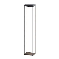 LED Akku-Solar-Stehleuchte KLEWE RADIA MEGA, IP65, 110cm, mit Sensor, 3W 3000K 236lm, 3-step dimmbar, graphitgrau