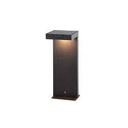 LED Akku-Solar-Stehleuchte KLEWE ALA GROUND MINI, IP65, 40cm, mit Sensor, 2.2W 3000K 173lm, 3-step dimmbar, graphitgrau