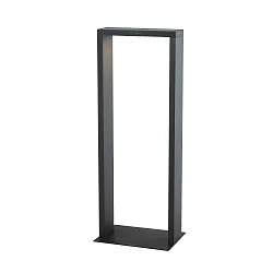 LED Akku-Solar-Stehleuchte KLEWE AXIS MAXI, IP65, 65cm, mit Sensor, 2.5W 3000K 170lm, 3-step dimmbar, graphitgrau 