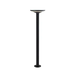 LED Akku-Solarleuchte KLEWE KEOPE GROUND, IP65, 45 / 80cm, mit Sensor, 3W 3000K 270lm, 3-step dimmbar, graphitgrau / opal