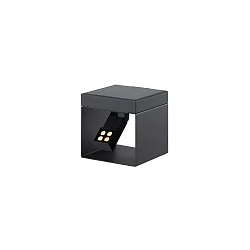 LED Akku-Solar-Bodenstrahler KLEWE ALEA, IP65, mit Sensor, 2.2W 3000K 194lm, neigbar, 3-step dimmbar, graphitgrau