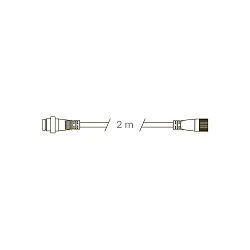 Kabel für KLEWE Solar-Ladestation ELEKTRON, mit IP68 Verbunidungsstecker, 200cm