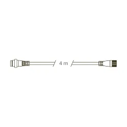 Kabel für KLEWE Solar-Ladestation ELEKTRON, mit IP68 Verbunidungsstecker, 400cm
