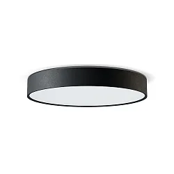 LED Aufbauleuchte DISC Ø 45cm, 120°, 17/22/30W, 3000/4000K, IP20, Ra90, schwarz