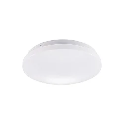 LED Aufbauleuchte MOON 3-CCT, IP44 IK05, bombiert, schaltbar, weiß, Ø 33cm, 18W 3000/4000/5700K 1900lm 120°
