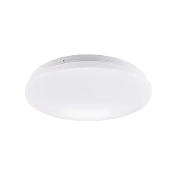 LED Aufbauleuchte MOON 3-CCT, IP44 IK05, bombiert mit Abstandhalter, schaltbar, weiß, Ø 33cm, 18W 3000/ 4000/ 5700K 1900lm 120°