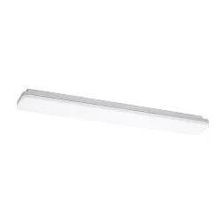 LED Aufbauleuchte PLANK, 900mm, 120°, 32/34W, 3000/4000K, 2700/3500lm, IP54, dimmbar, silber