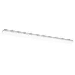 LED Aufbauleuchte PLANK, 1500mm, 120°, 50/40/30W, 3000/4000K, 5800/4500lm, IP54, dimmbar, silber