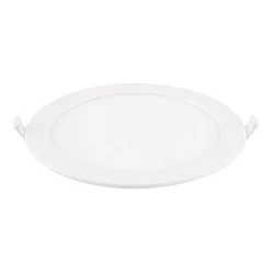 LED Einbauleuchte FLED DOWNLIGHT SLIM, IP20, Ø 22cm, 18W, 3000/ 4000/ 5000K (CCT Switch) 1880lm 120°, CRi >90, schaltbar, weiß