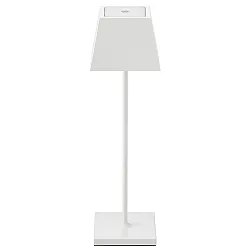 battery table lamp NUINDIE square, CCT Switch, dimmable IP54, snow white dimmable